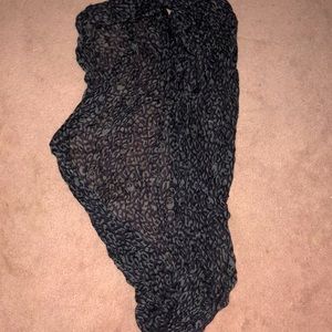 Women’s Large Purple Cheetah Print Scarf